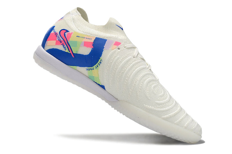 Bota de futbol sala Nike Phantom GX 2 Elite IC Blanc, blau i rosa