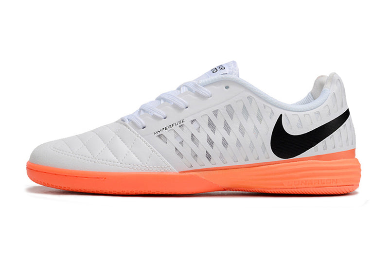 Nike Lunar Gato II IC Futsal Boot White and Orange