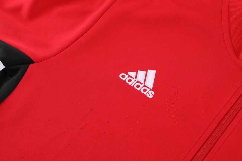 Adidas Sportswear Red and Black Cold Weather Set