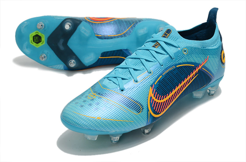 Velocidade é com Chuteira de Trava Mista Nike Mercurial Vapor 14 Elite, garanta a sua na Farda de Boleiro a qualidade de Jogadores Profissionais!