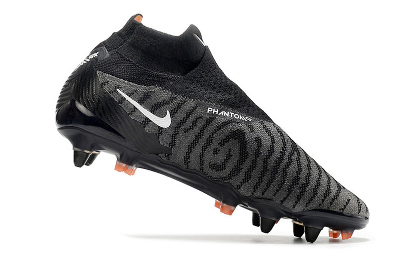 Nike Phantom GX DF Elite Aluminum Spike Football Boots - Black and Orange "Black Pack"