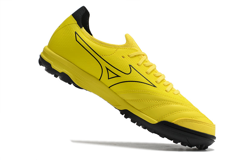 Mizuno Morelia Neo Beta TF Yellow and Black Football Boots uniform