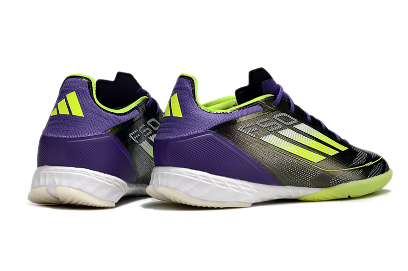 Adidas F50 IC Futsal Boot Purple and Green "Fast Reborn Pack" 