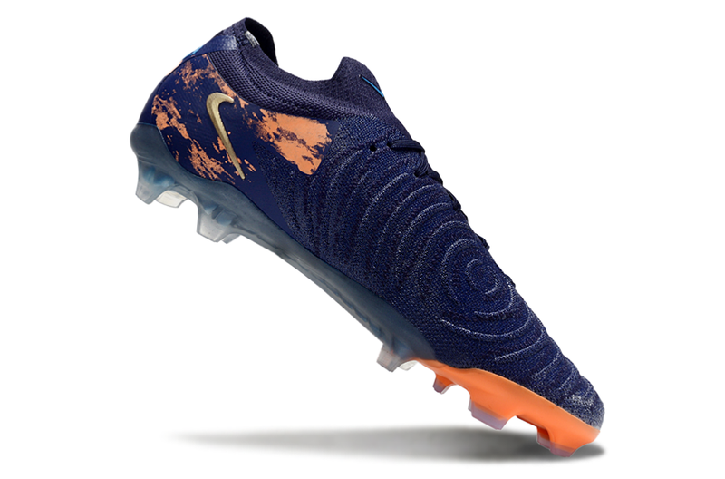 Chuteira Campo Nike Phantom GX 2 Elite FG Azul e Laranja