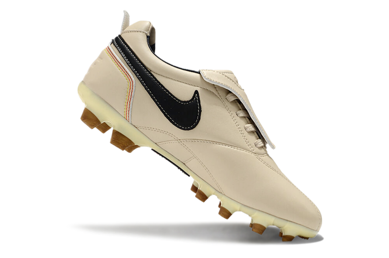 Nike Retro Tiempo Legend R10 Elite Beige and Black Football Boots 