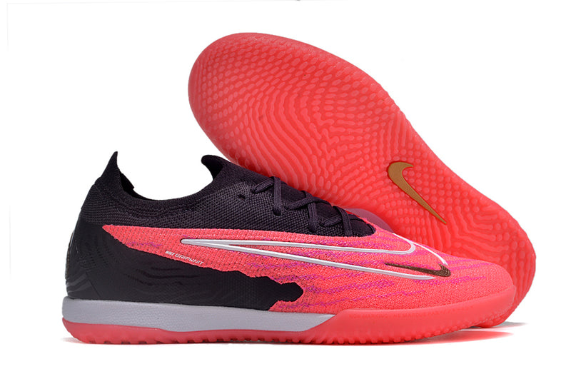 Chuteira Futsal Nike Phantom GX Elite IC Preta e Rosa "Generation Pack"