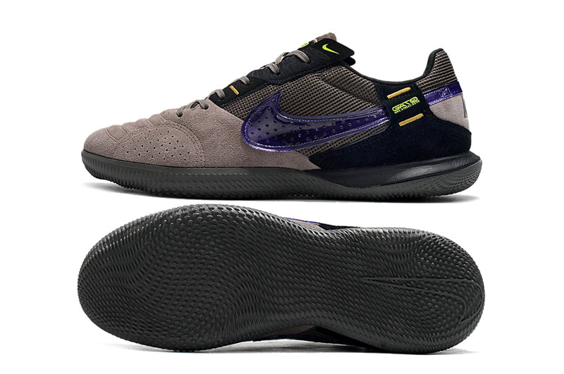 Nike StreetGato IC Futsal Boot Grey and Purple