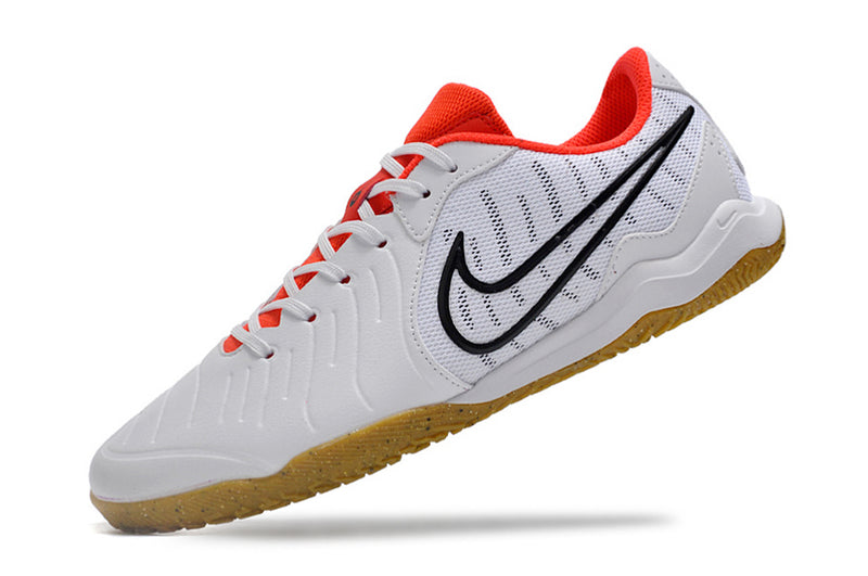 Nike Tiempo Legend 10 Academy IC White and Red "Ready Pack" Futsal Boot