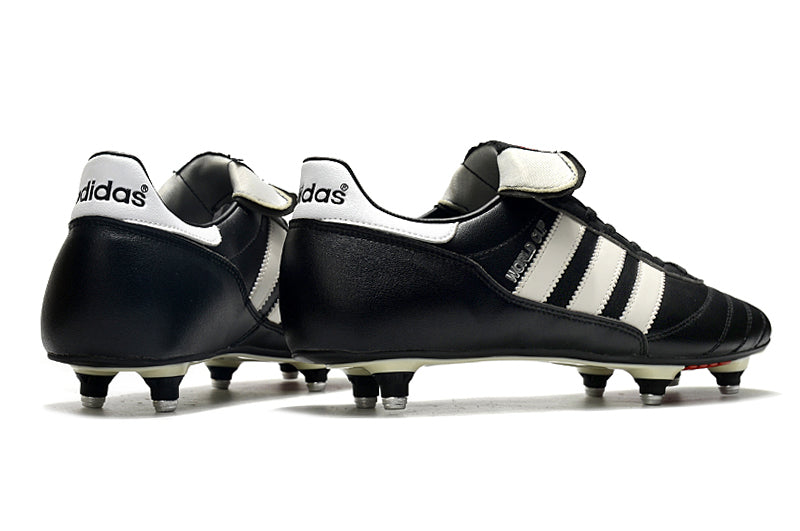 Adidas Copa Mundial Team Aluminum Tip Black and White Field Football Boots 