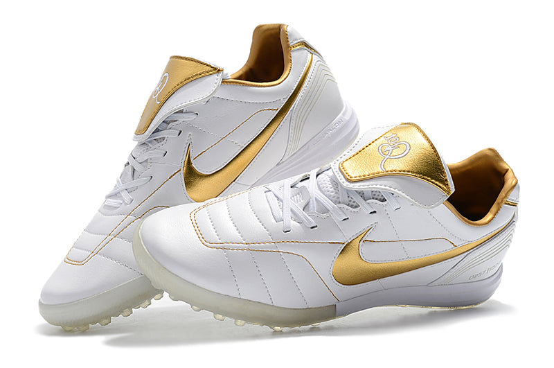 Bota de futbol Nike Retro Tiempo Legend 7 Elite TF blanc i or R10 