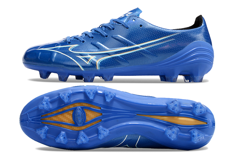 Bota de futbol Mizuno Alpha FG Campo blau "Mugen Pack" 