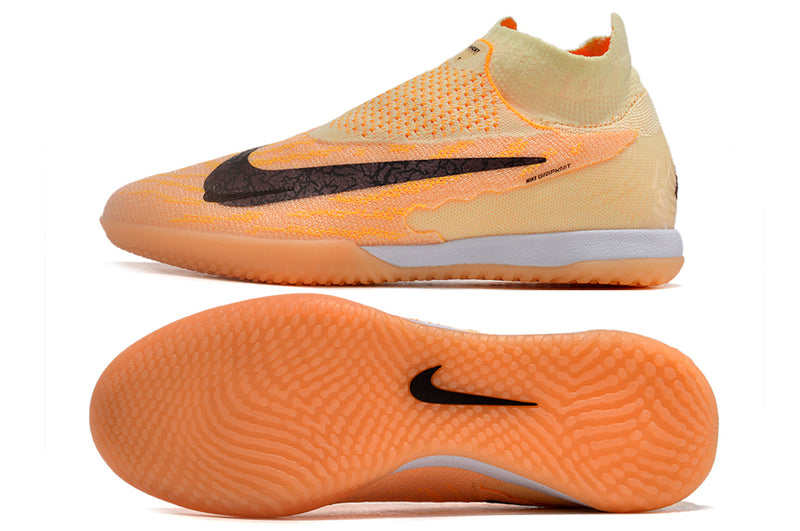 Chuteira Futsal Nike Phantom GX DF Elite IC Laranja "Fusion Pack"