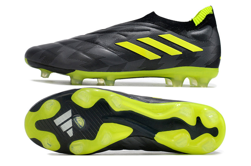 Adidas Copa Pure+ FG Black and Green "Crazycharged Pack" Field Boots