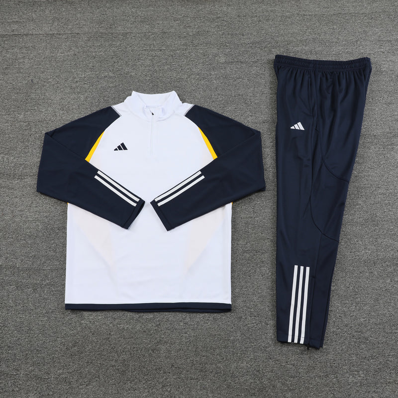 Adidas Training Cold Weather Set White, Blue and Yellow