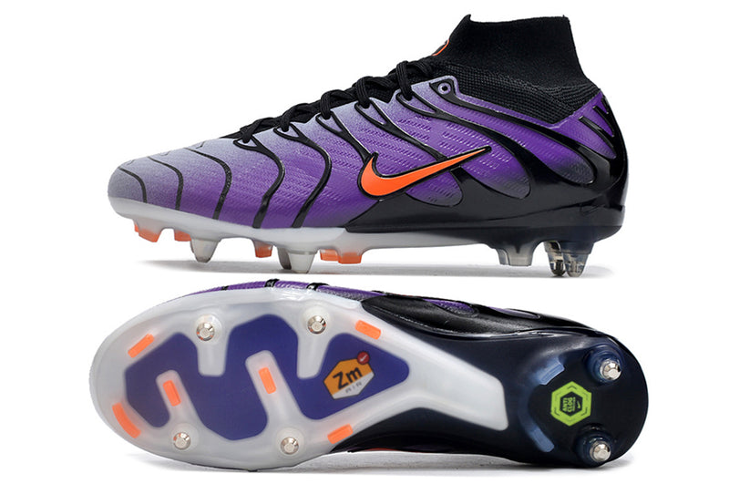 Bota de futbol Nike Air Zoom Mercurial Superfly 9 Elite Purple Aluminium Tip "Air Max TN"