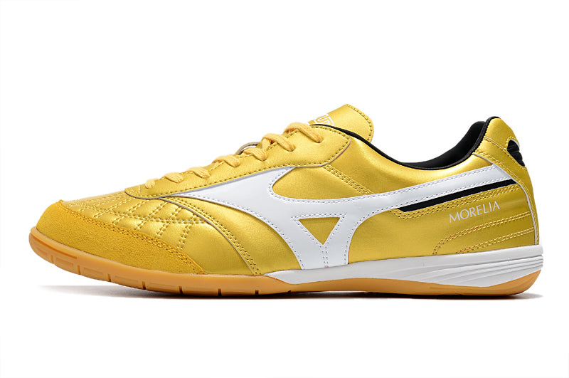 Chuteira Futsal Mizuno Morelia Sala IC Dourada