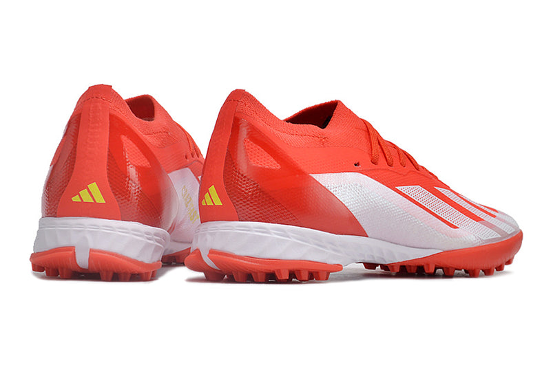 Adidas X Crazyfast.1 TF Red "Energy Citrus Pack" Society Football Boots