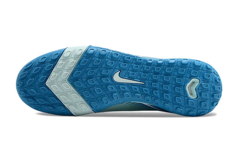 Chuteira Infantil Society Nike Air Zoom Mercurial Vapor 16 Elite TF Azul "Mad Ambition Pack"