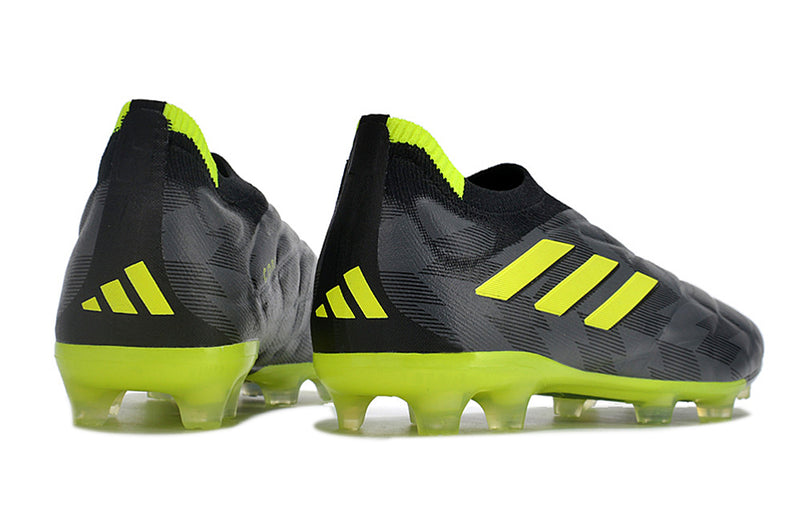 Adidas Copa Pure+ FG Black and Green "Crazycharged Pack" Field Boots