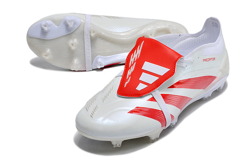 Adidas Predator FT 30 Elite FG White and Red Football Boots