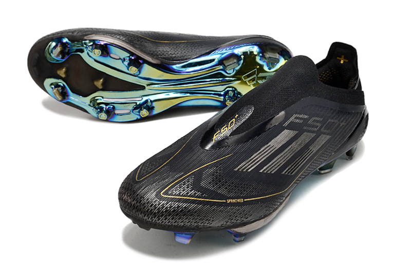 Botes de futbol Campo F50+ LL FG negre i daurat "Dark Spark Pack". 