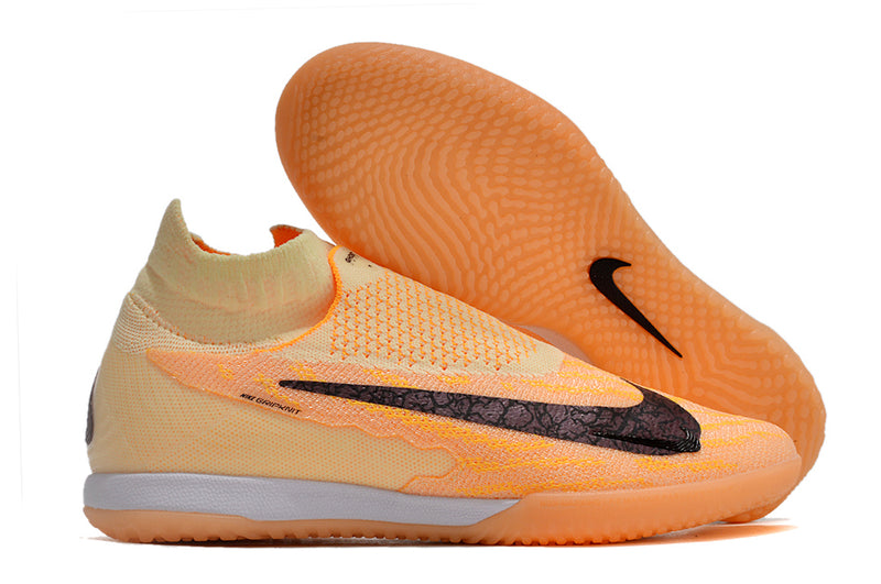 Chuteira Futsal Nike Phantom GX DF Elite IC Laranja "Fusion Pack"