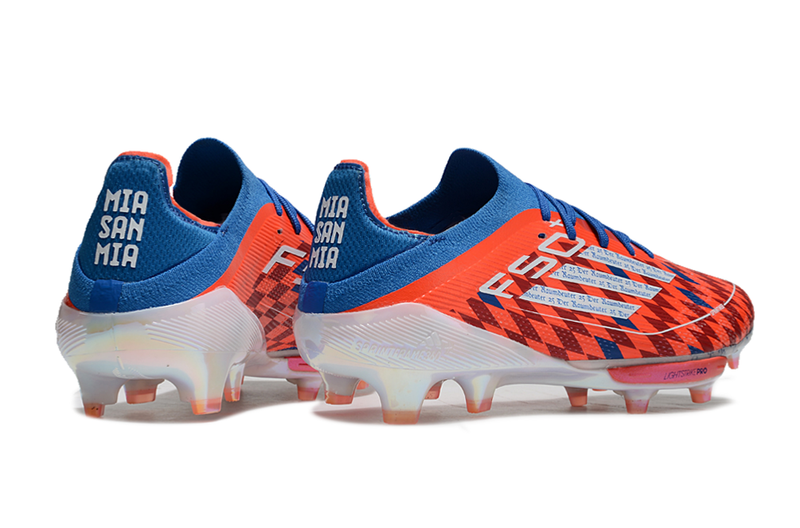 Adidas F50+ FG Red and Blue Field Football Boots 