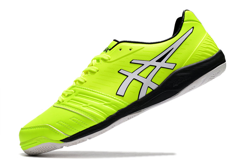 Bota de futbol sala Asics Japan Highlight II IC verda i blanca