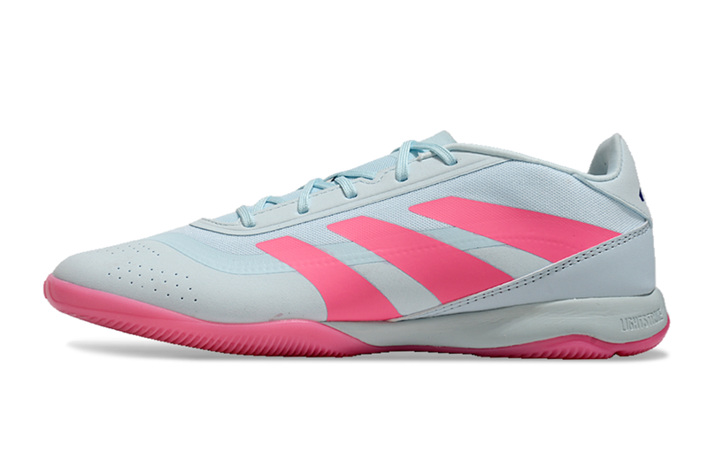 Chuteira Futsal Adidas Predator 24 Elite IC Azul e Rosa