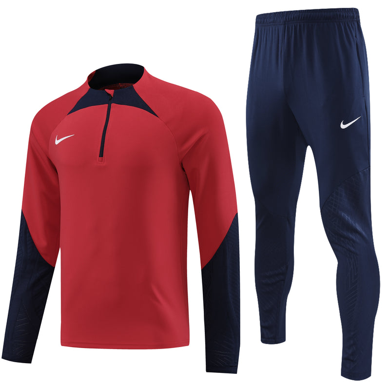 Conjunt de clima fred Nike Training vermell i blau