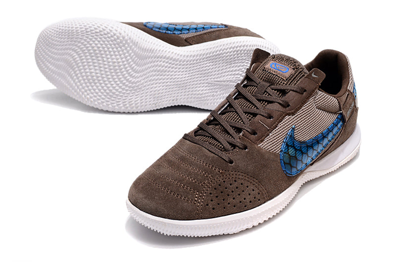 Nike StreetGato IC Futsal Boot Brown and Blue