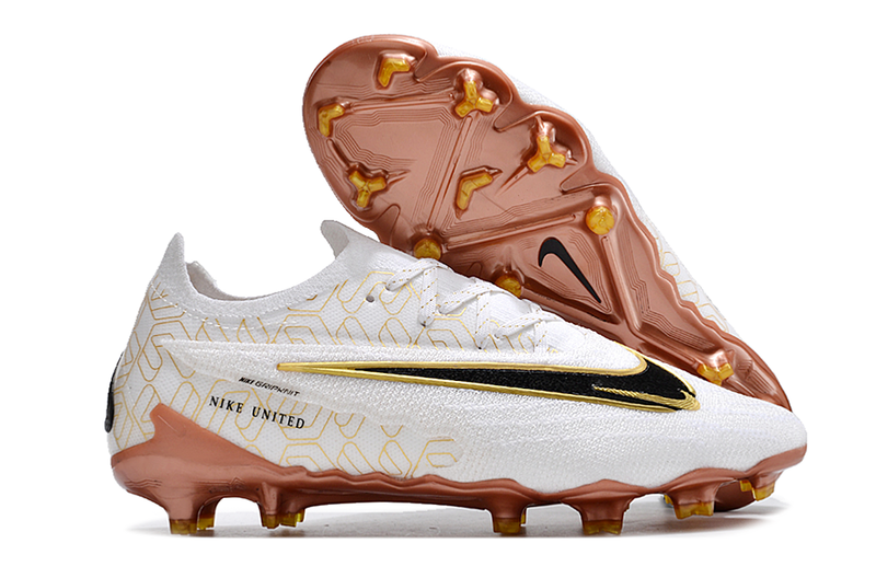 Nike Phantom GX Elite FG White and Gold "United Golden Pack" Football Boots