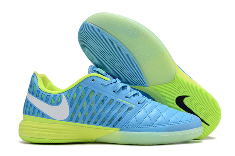 Nike Lunar Gato II IC Futsal Boot Blue and Green