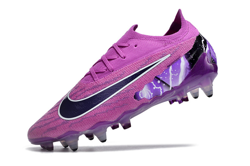 Bota de futbol Nike Phantom GX Elite amb punta d'alumini violeta "Thunder".