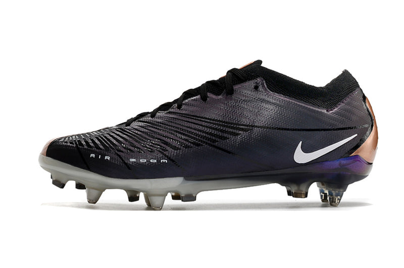 Botes de futbol Nike Air Zoom Mercurial Vapor 15 Elite negre i coure amb punta d'alumini "2001"