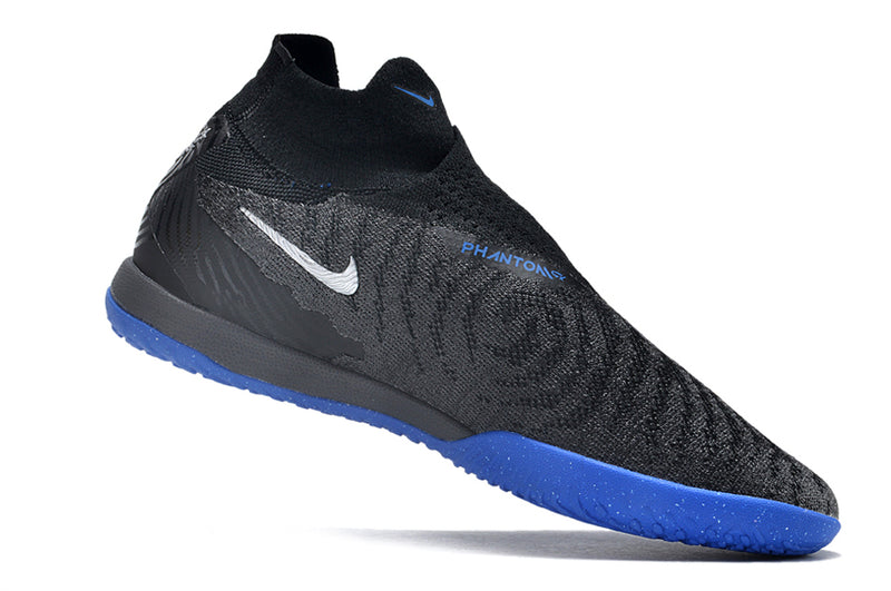 Chuteira Futsal Nike Phantom GX DF Elite IC Preta e Azul "Shadow Pack"