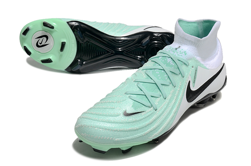 Chuteira Campo Nike Phantom Luna 2 Elite FG Branca e Verde