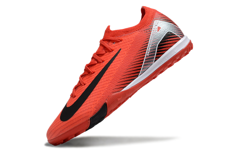 Chuteira Society Nike Air Zoom Mercurial Vapor 16 Elite TF Vermelha e Preta