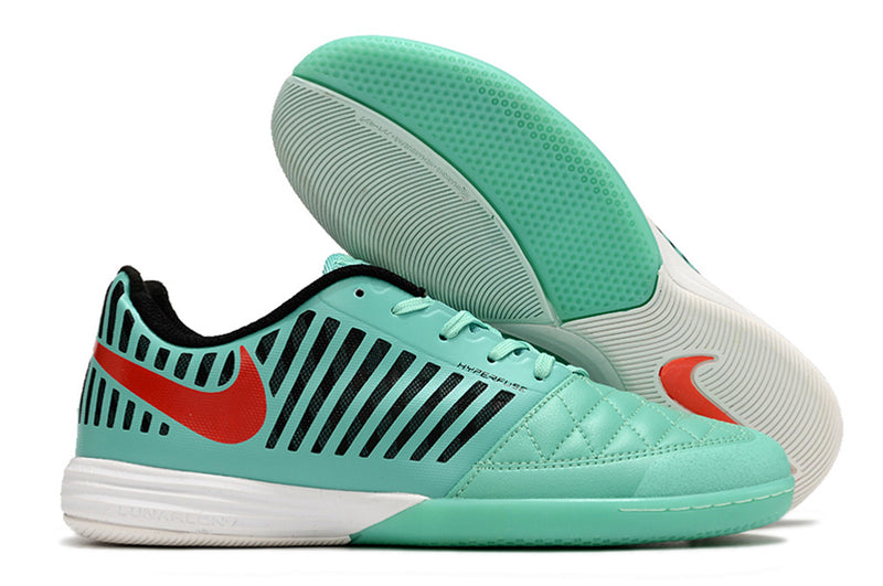 Nike Lunar Gato II IC Futsal Boot Green and White