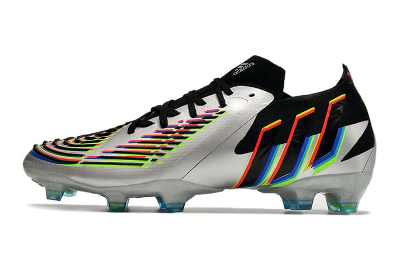 A nova Chuteira da Adidas de Campo Predator Edge.1 FG Prata "Beyond Fast UCL Pack" na Farda de Boleiro, Garanta a qualidade de Jogadores Profissionais