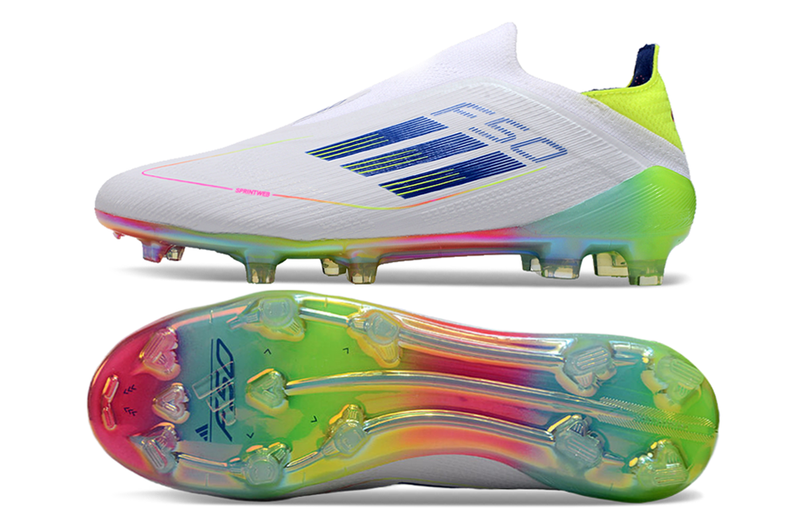 Adidas F50 LL FG White and Colorful "Olympic Boot Pack" Field Football Boots 