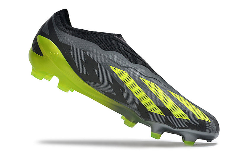 Adidas CrazyFast.1 LL FG Black and Green "Crazycharged Pack" Field Boots