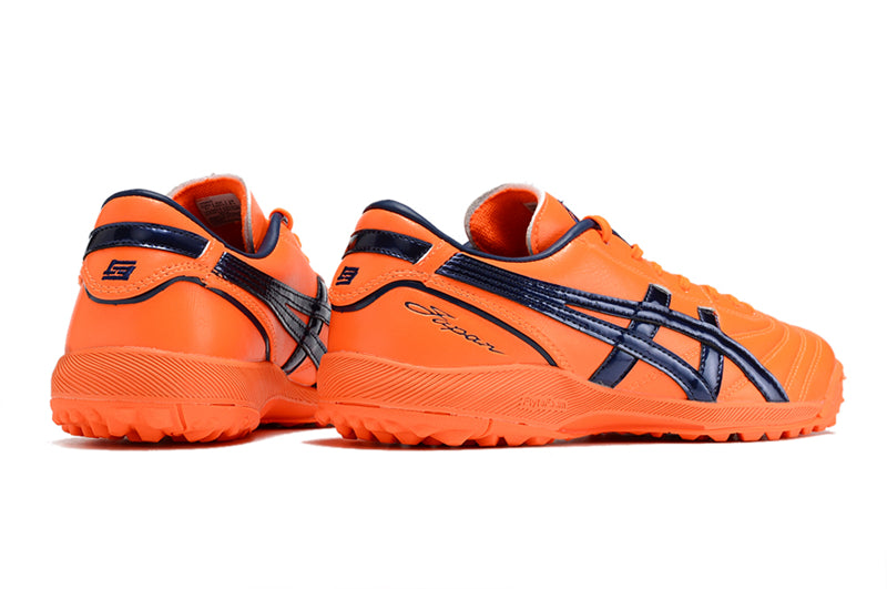 Chuteira Society Asics Japan TF Laranja