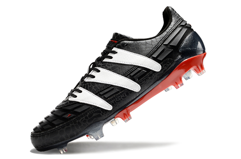 Botes de futbol Adidas Predator Accelerator FG negre, blanc i vermell