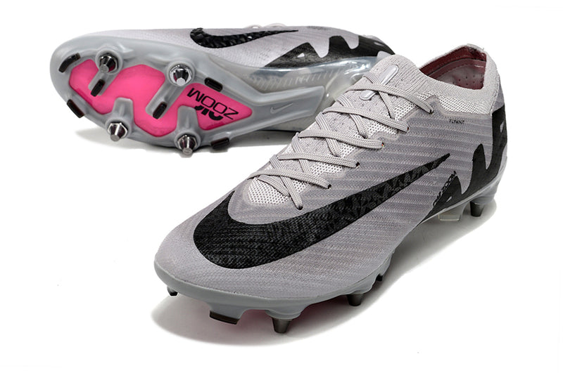 Bota de futbol Nike Air Zoom Mercurial Vapor 15 Elite Multi-Lock Silver i Negre "Rising Gem Pack"