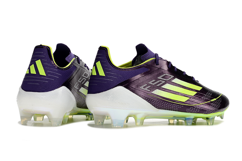 Botes de futbol Adidas F50 FG morat i verd "Fast Reborn"