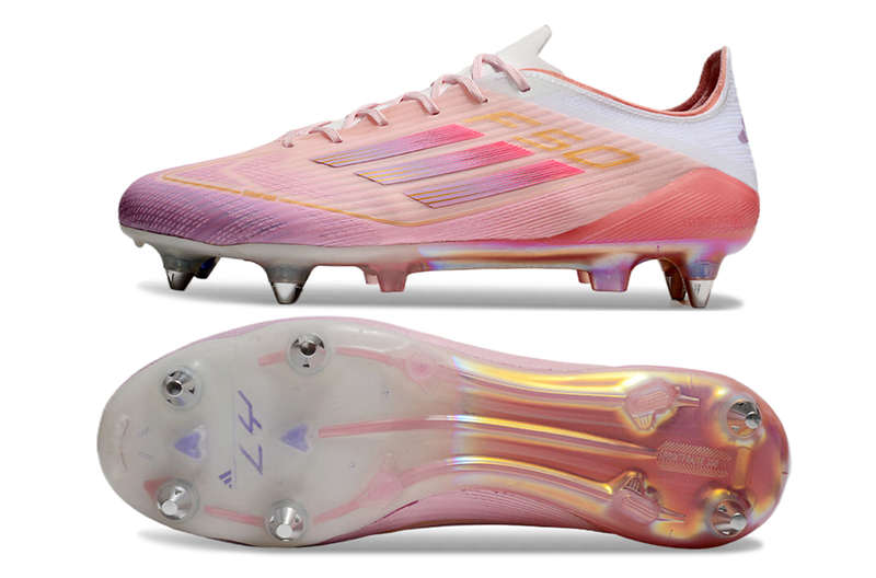 Chuteira Campo Adidas F50 Ponta de Aluminio Rosa "LY304"