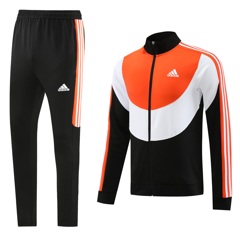 Adidas Sportswear Cold Weather Set Black, White and Orange