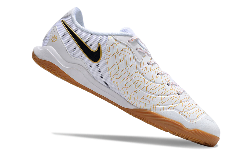 Nike Tiempo Legend 10 Academy IC White and Gold "United Golden Pack" Futsal Boot