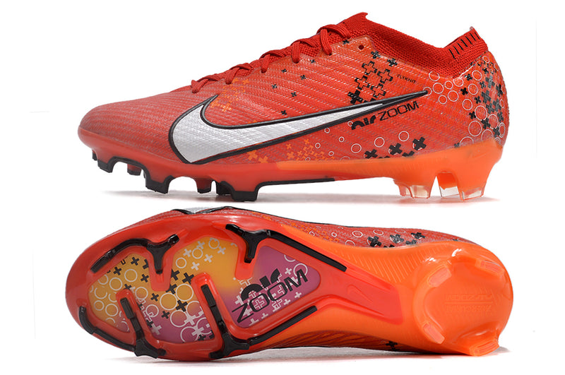 Chuteira Infantil Campo Nike Air Zoom Mercurial Vapor 15 Elite FG Vermelha "Dream Speed 7"